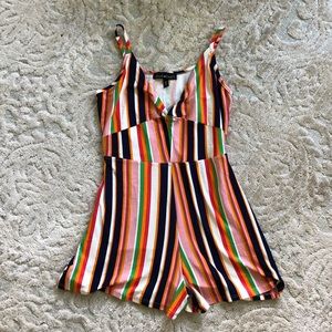 Bright Striped Romper